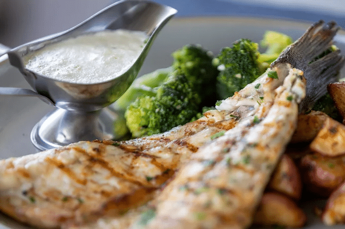 Fish Restaurant's First Seating Menu